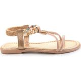 Bambi Bronz Kadın Sandalet K05625053036 Sıvama Malzeme ile 39 Numara Konforlu Kullanım