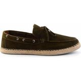 Bambi E01395409702 Haki Süet Hakiki Deri Erkek Espadril
