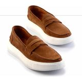 Bambi E01442000102 Taba Süet Deri Erkek Casual Ayakkabı