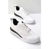 Bambi E01759011203 Beyaz Leather Erkek Sneaker