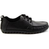 Bambi E01900400003 Siyah Leather Erkek Casual Ayakkabı