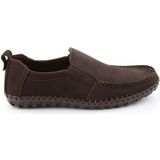 Bambi E01900400201 Kahve Hakiki Deri Erkek Casual Ayakkabı