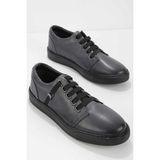 Bambi E019020016 Gri Leather Erkek Sneaker