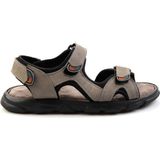 Bambi E05078102501 Gri Leather Erkek Sandalet