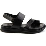 Bambi E05433401043 Siyah Leather Erkek Sandalet
