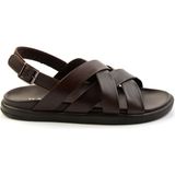 Bambi E05863955543 Kahve Leather Erkek Sandalet