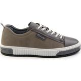 Bambi Gri Leather Erkek Sneaker E01018033543
