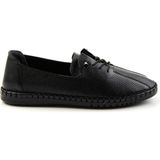 Bambi K01028130503 Siyah Leather Kadın Casual Ayakkabı