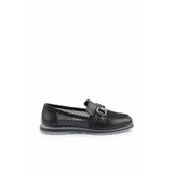 Bambi K01225092509 Siyah Kadın Loafer Ayakkabı