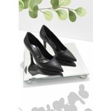 Bambi K01231304309 Siyah Kadın Klasik Topuklu Ayakkabı