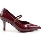 Bambi K01231405298 Bordo Kadın Klasik Topuklu Ayakkabı