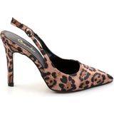 Bambi K01231437804 Leopar Kadın Klasik Topuklu Ayakkabı