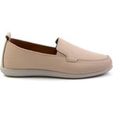 Bambi K01331041703 Bej Leather Kadın Casual Ayakkabı