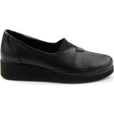 Bambi K01331750903 Siyah Leather Kadın Dolgu Topuklu Ayakkabı
