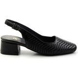 Bambi K01531252103 Siyah Leather Kadın Klasik Topuklu Ayakkabı