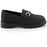 Bambi K01536103737 Siyah Kadın Loafer Ayakkabı