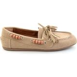 Bambi K01936070072 Bej Kadın Loafer Ayakkabı