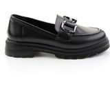 Bambi K01997011109 Siyah Kadın Loafer Ayakkabı