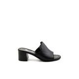 Bambi K04040012203 Siyah Leather Kadın Terlik