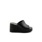 Bambi K04040012603 Siyah Leather Kadın Terlik