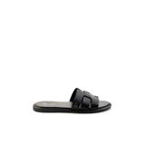 Bambi K04073101903 Siyah Leather Kadın Terlik