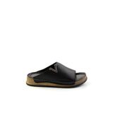 Bambi K04331030803 Siyah Leather Kadın Terlik