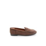 Bambi Kahve Süet Kadın Loafer Ayakkabı K01745877072