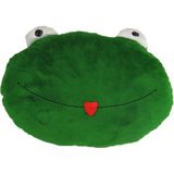 Bambi Kurbağa Yastık Yeşil Polar 37 Cm - 37 x 37 cm - Açık Yeşil