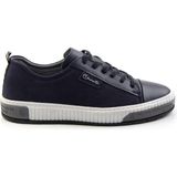 Bambi Lacivert Leather Erkek Sneaker E01018033543