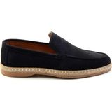 Bambi Navy Genuine Leather Men's Espadrilles E01079709502 - Lacivert