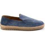Bambi Navy Genuine Leather Men's Espadrilles E01589500002 - Lacivert