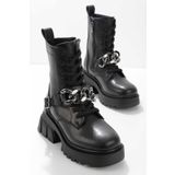 Bambi Siyah Kadin Bot & Bootie K02671901709