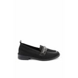 Bambi Siyah Kadın Loafer Ayakkabı K01196000682
