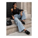 Bambi Siyah Kadın Loafer Ayakkabı K01362245682
