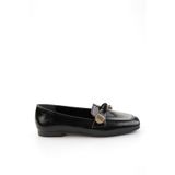 Bambi Siyah Kadın Loafer Ayakkabı K01641022442