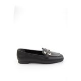 Bambi Siyah Kadın Loafer Ayakkabı K01641022709
