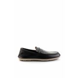 Bambi Siyah Leather Erkek Loafer Ayakkabı E01304406643