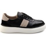 Bambi Siyah Leather Erkek Sneaker E01304513843