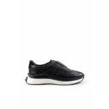 Bambi Siyah Leather Erkek Sneaker E01310116041