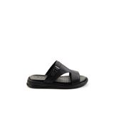 Bambi Siyah Leather Erkek Terlik E04433001143