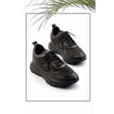 Bambi Siyah Leather Kadın Sneaker K01480111103