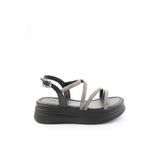 Bambi Siyah Platin Kadın Sandalet K05404066087