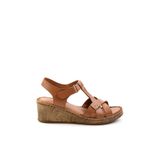 Bambi Taba Leather Kadın Sandalet K05552006003