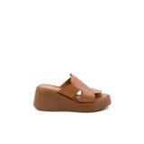Bambi Taba Leather Kadın Terlik K04359022303