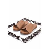 Bambi Taba Leather Kadın Terlik K04724670003