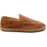 Bambi Tan Genuine Leather Men's Espadrilles E01558000102 - Taba