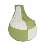 Bambi Toys Yeşil Beyaz Deri 85x75x30 cm Armut Koltuk
