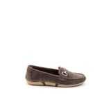 Bambi Vizon Hakiki Deri Kadın Loafer Ayakkabı K01028130601