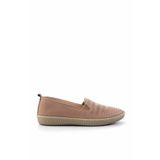 Bambi Vizon Leather Kadın Babet K01462025103
