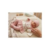 Bambık Baby Zuhu 0-3 Ay Kız Bebek Hastane Çıkışı 5'Li Set - %100 Pamuklu Raporlu Arılı Yenidoğan Zıbın Takımı